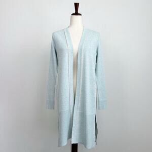 Lilla P Light Blue Open Front Cardigan